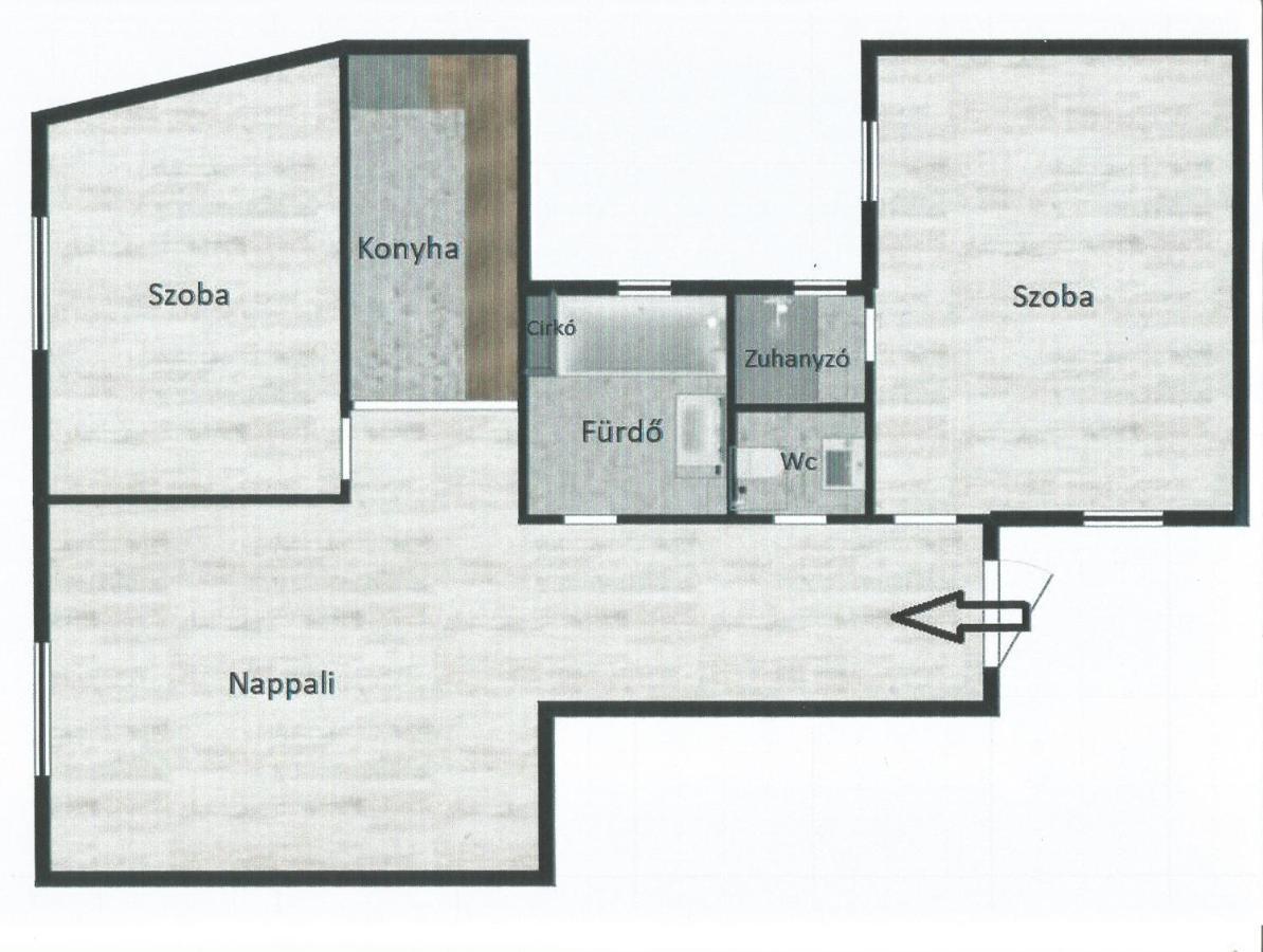 Apartment With 2 Bedrooms Near Gellert Thermal Bath Budapest Esterno foto